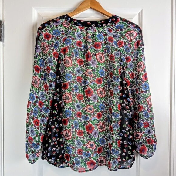 Nanette Lepore In The Moment Multicolor Floral Tunic Top - Picture 2 of 4